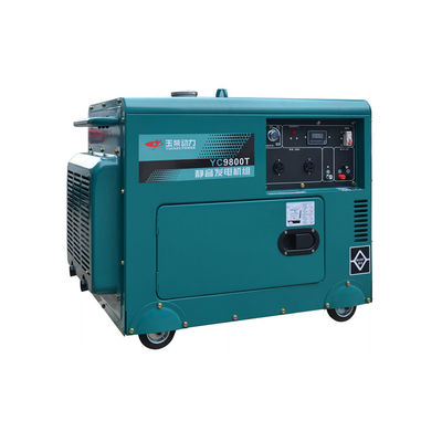 Voorraad 8.8kva Silent Canopy Diesel Generator Set met 1500/1800 snelheid