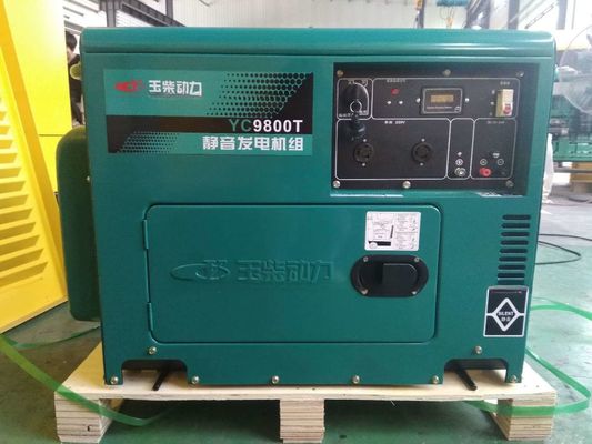 10 KVA Diesel Generator Set met 100% volledige koper alternator en 24 V gelijkstroom elektrische start