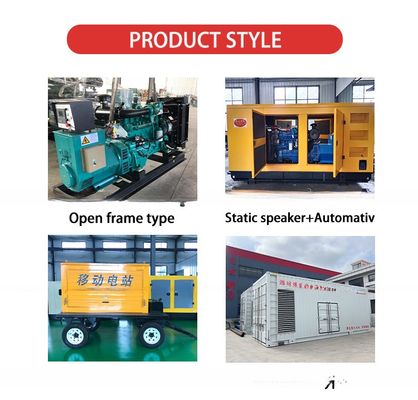 30kw 30kva 37.5kva 30kva 220 volt dieselgenerator geluiddicht stil en open type