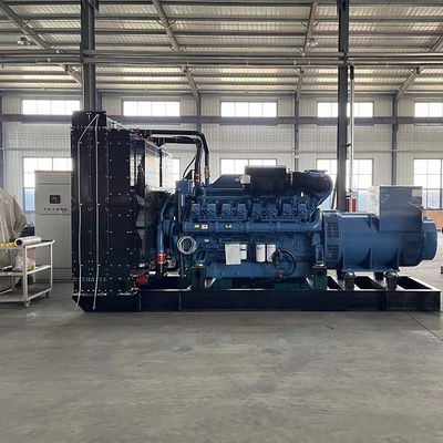 Yuchai Motor 750kw generator met SmartGen Control Panel en High Voltage Alternator